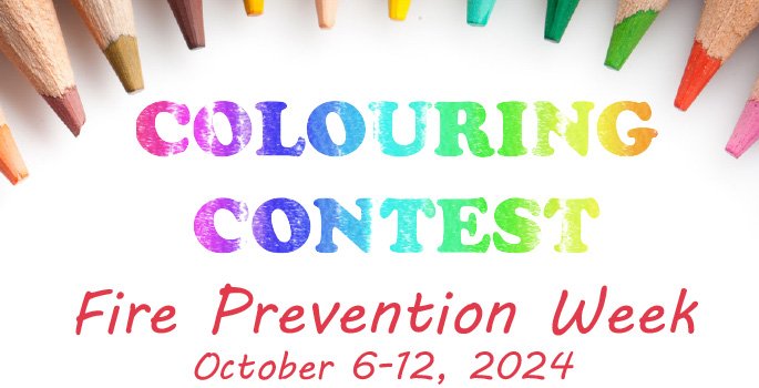 Fire Prevention Week 2024 Colour Contest Graphic