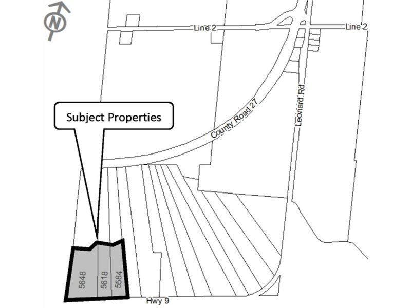 Image showing proposed zone