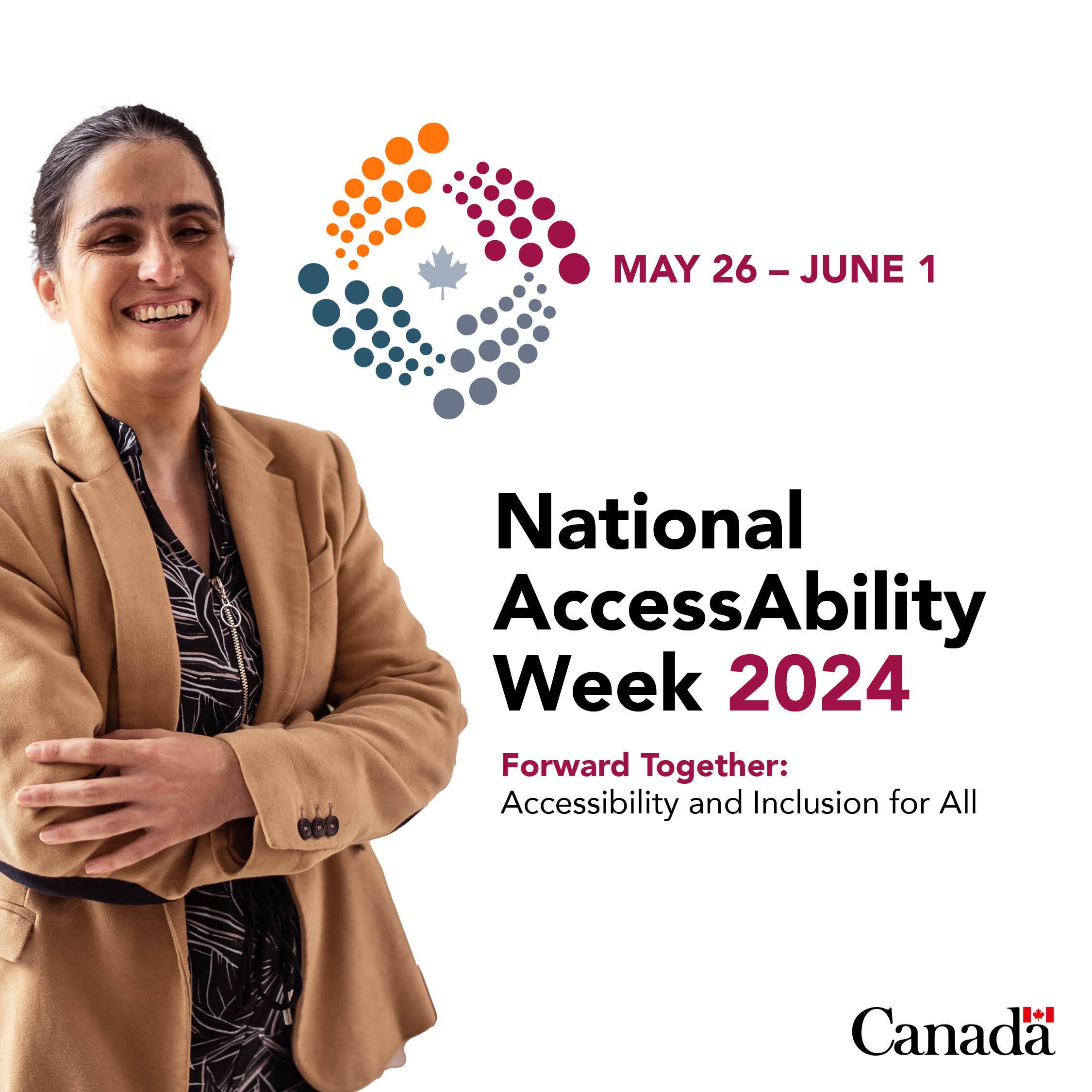 Graphic promoting National Accessibility Awareness Week